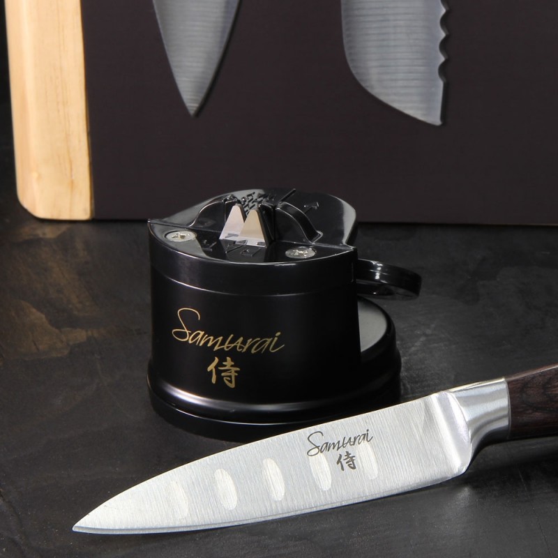 Samurai Kitchen Knife Sharpener - Noir