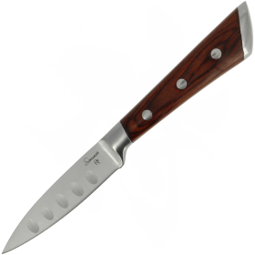Samurai Kitchen Knife Collection Pairing Knife Wood Handle