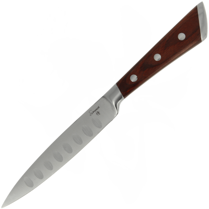 Samurai Kitchen Knife Collection Utility Knife Wood Handle