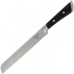 Samurai Kitchen Knife Collection Bread Knife Black Micatra Handle